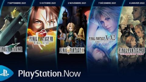 La saga Final Fantasy arrive sur le PlayStation Now !