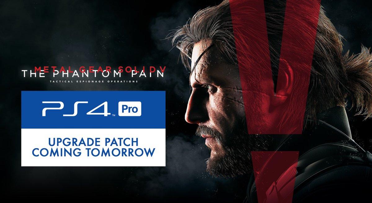 Metal Gear Solid V The Phantom Pain enfin optimisé PS4 Pro PlayFrance