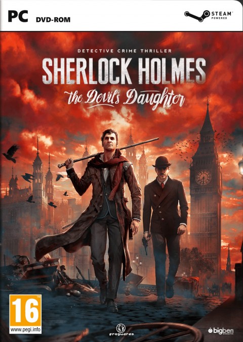 Jaquette Sherlock Holmes : The Devil’s Daughter