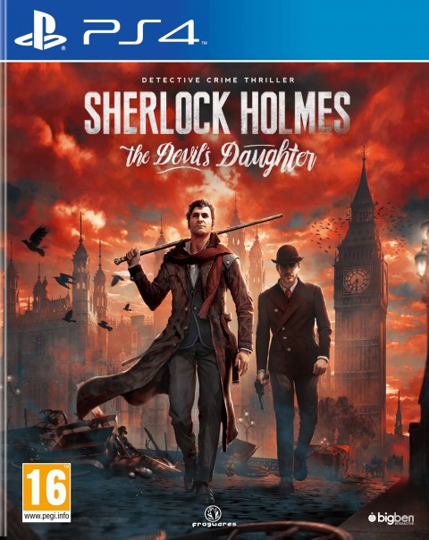 Jaquette Sherlock Holmes : The Devil’s Daughter