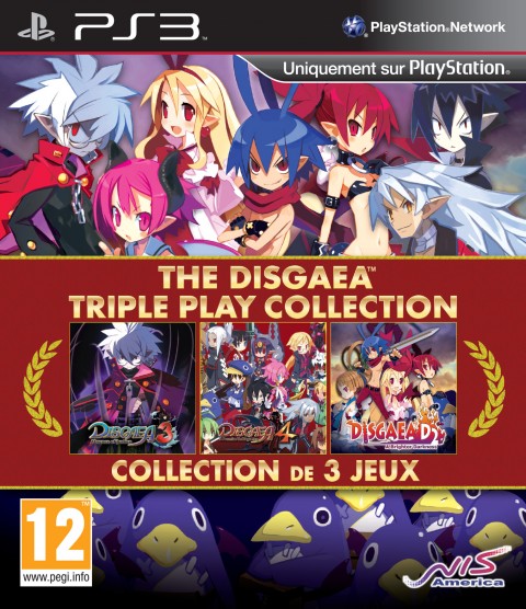 Jaquette The Disgaea Triple Play Collection