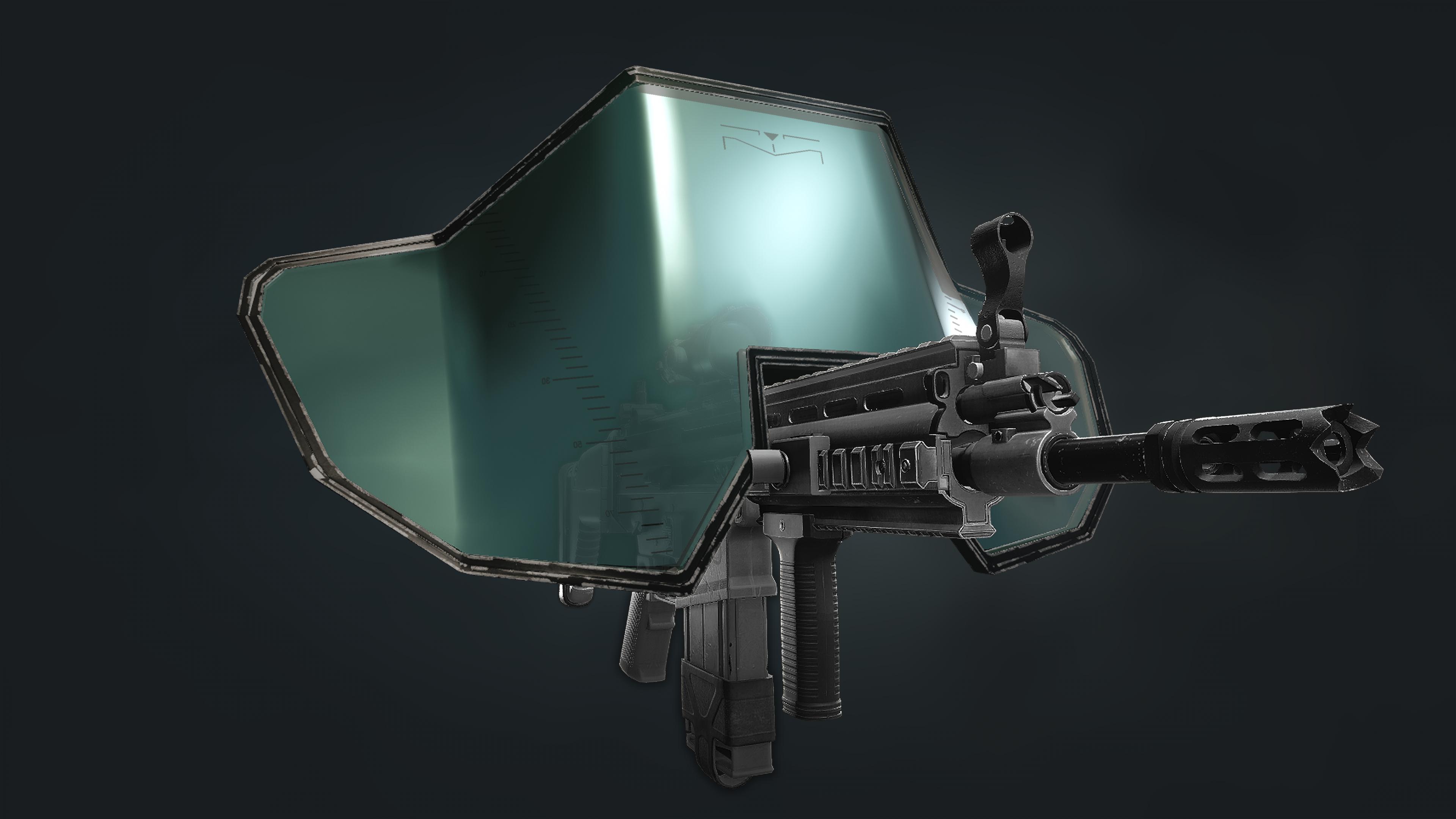 Gun shield 50m