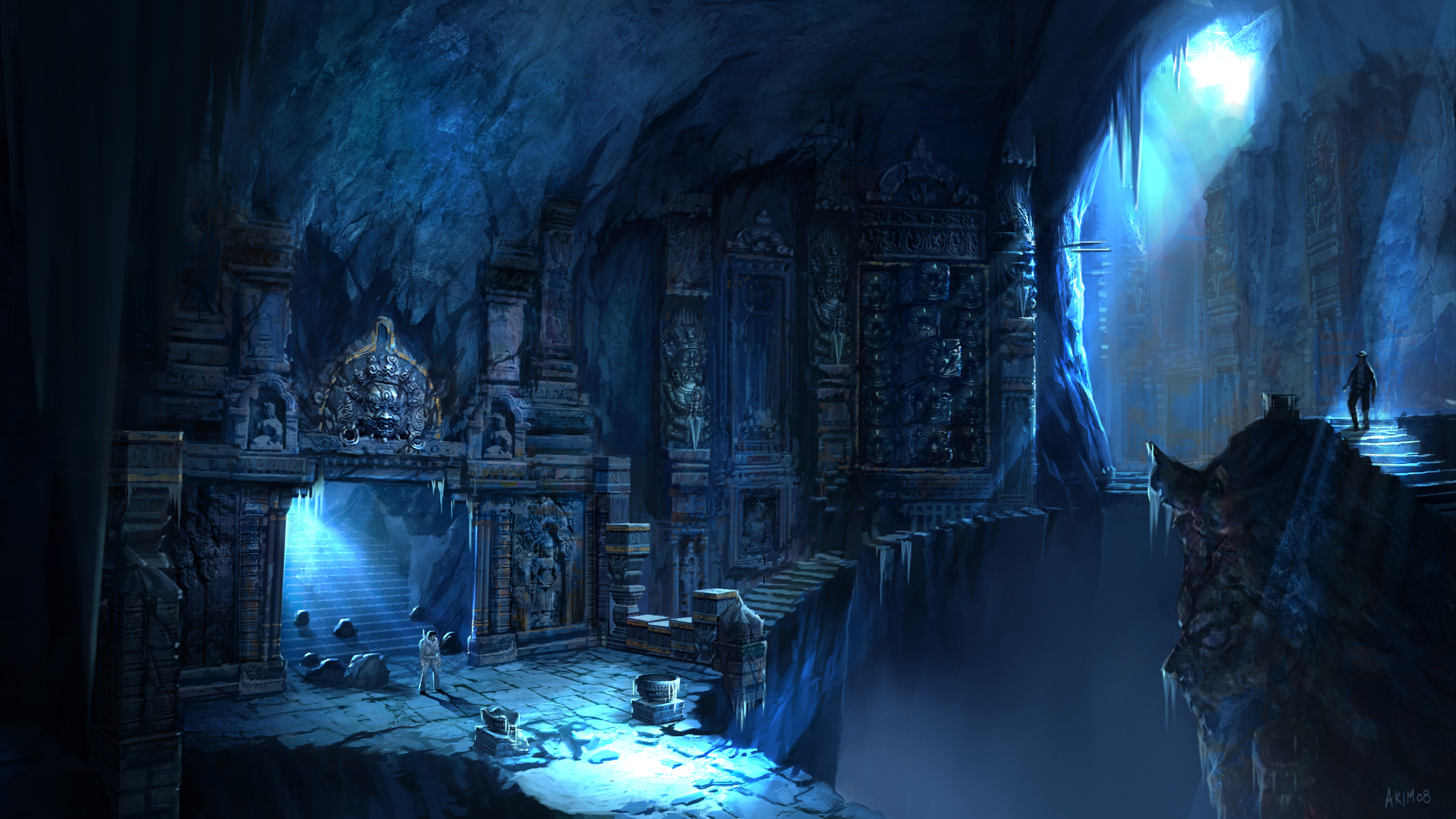 Темные локации. Тронный зал подземного королевства. Подземный храм арт Uncharted 2. Храм ДНД арт. Тронный зал фэнтези ледяной трон.