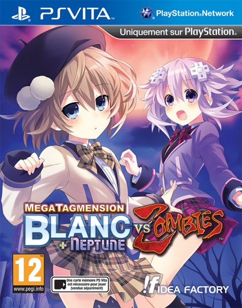 Jaquette MegaTagmension Blanc + Neptune VS Zombies