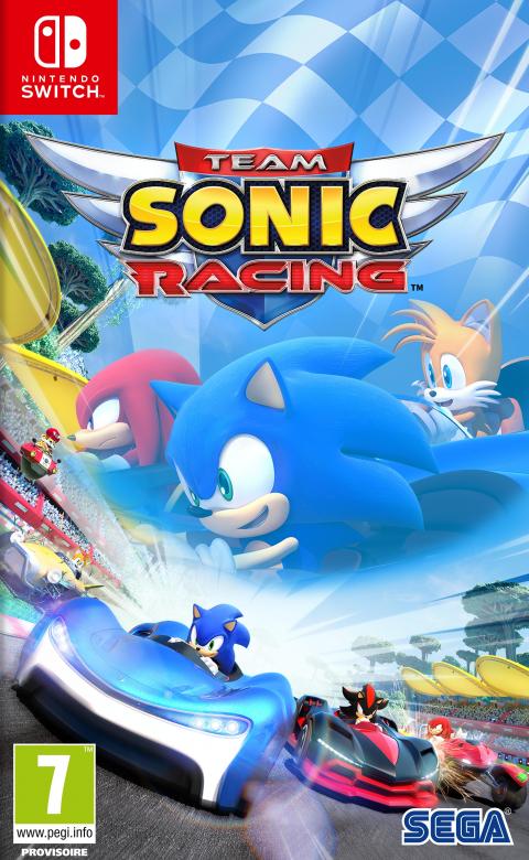 Jaquette Team Sonic Racing