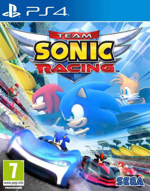 Jaquette Team Sonic Racing