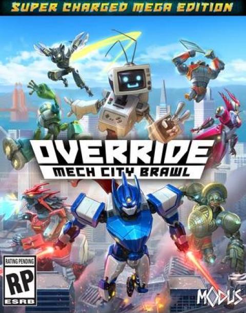 Jaquette Override : Mech City Brawl