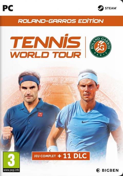Jaquette Tennis World Tour Roland-Garros Edition