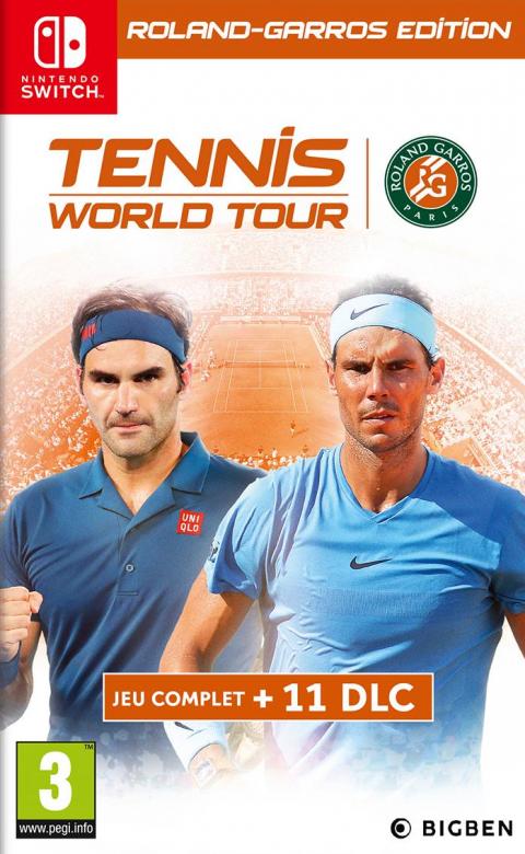 Jaquette Tennis World Tour Roland-Garros Edition