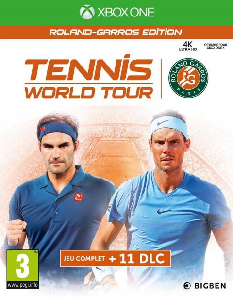 Jaquette Tennis World Tour Roland-Garros Edition