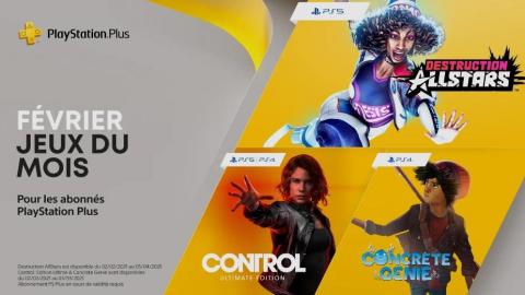 PlayStation Plus : les jeux offerts en février sont connus