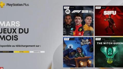 PlayStation Plus : les jeux offerts en mars sont connus