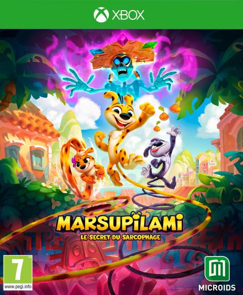Jaquette Marsupilami : Le Secret du Sarcophage