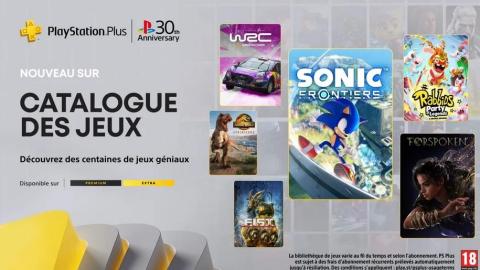 PlayStation Plus : les nouveaux jeux Extra / Premium sont connus
