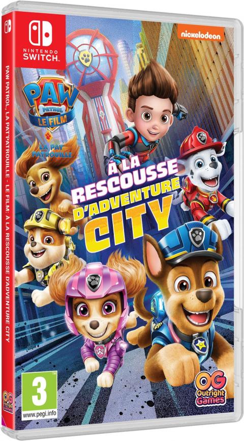 Jaquette Paw Patrol, la Pat’Patrouille - le film : À la rescousse d’Adventure City
