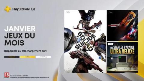 PlayStation Plus : les jeux offerts en janvier sont connus