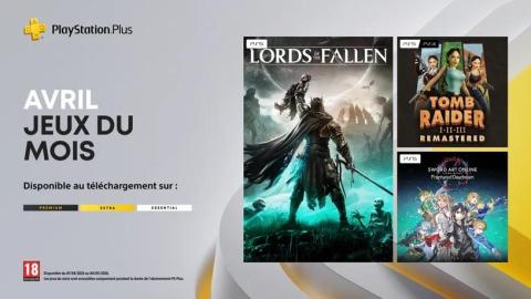 PlayStation Plus : les jeux complets d'avril sont connus