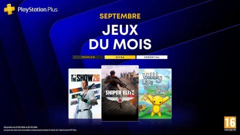 PlayStation Plus : les jeux de septembre sont connus