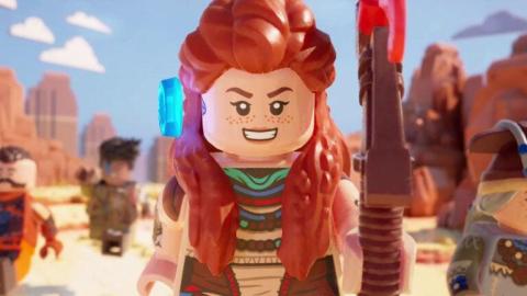 LEGO Horizon Adventures : Aloy casse des briques