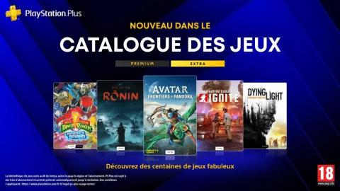 PlayStation Plus : les nouveaux jeux du catalogue Extra | Premium