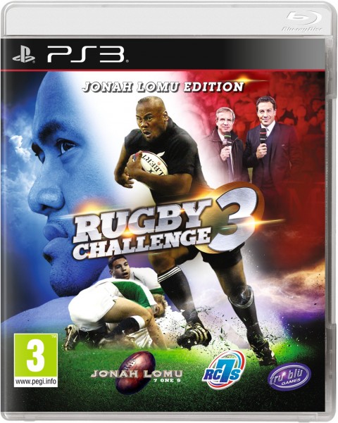 Jaquette Rugby Challenge 3 : Jonah Lomu Edition