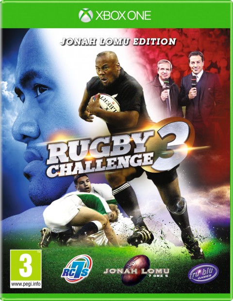 Jaquette Rugby Challenge 3 : Jonah Lomu Edition