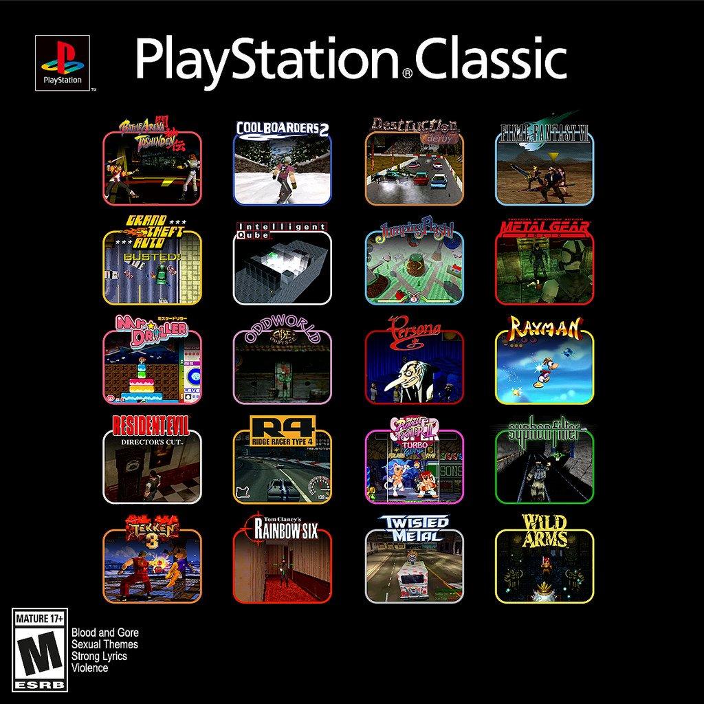 La PlayStation Classic Liste Ses 20 Jeux PlayFrance