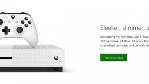 Microsoft officialise la Xbox One S