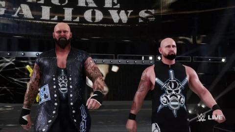 L'entrée de Luke Gallows & Karl Anderson