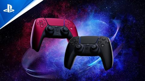 Présentation DualSense Midnight Black et Cosmic Red
